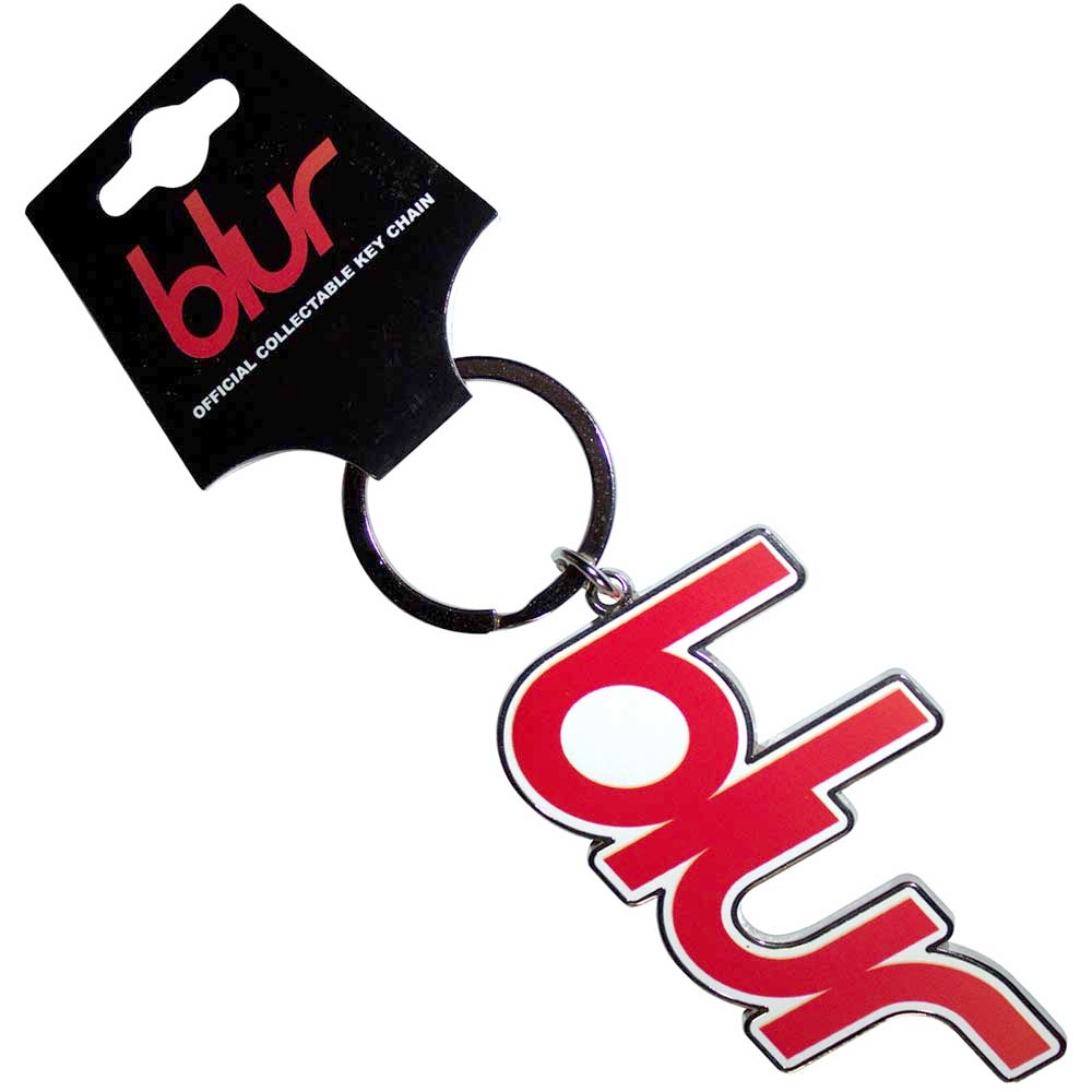 Blur - Logo Sleutelhanger - Rood